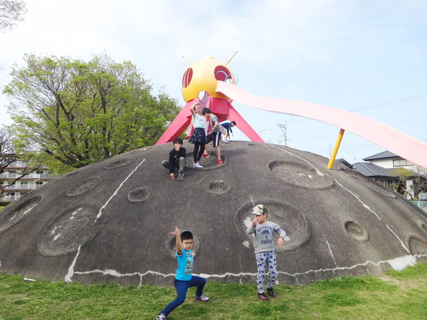 アポロ公園に行ってきました。